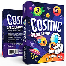 Load image into Gallery viewer, Let&#39;s R.O.C.K. Education Cosmic Calculations Teacher Gifts &amp; Learning Resources | Best Games for Kids Playing Cards Fun Games, Educational , Brain Games. Critical Thinking in Children.
