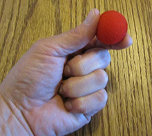 Load image into Gallery viewer, 5 Packs of RED Magic Foam Sponge Balls with Instructions Magician Trick 1.25&quot;
