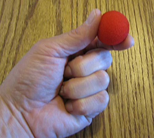 5 Packs of RED Magic Foam Sponge Balls with Instructions Magician Trick 1.25