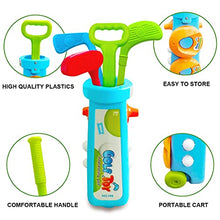Load image into Gallery viewer, YAPASPT Kids Golf Toy Set - Toddler Golf Ball Game Play Set, Sports Toys Gift for Boys Girls 3 4 5 6 7 Year Old

