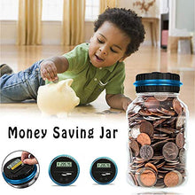 Load image into Gallery viewer, Houkiper Large Digital Coin Counting Money Saving Box Jar Bank LCD Display Coins Saving Gift for Adult &amp; Kids
