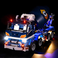 Load image into Gallery viewer, VONADO LED Lighting Kit for Lego Concrete-Mixer Truck 42112 - Lego Sets Concrete Truck Not Included (Classic Version)
