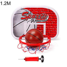 Load image into Gallery viewer, zhenleisier Adjustable Height Basketball Hoop Stand Indoor Family Game Interactive Development Educational Kids Toy Gift 1.2M
