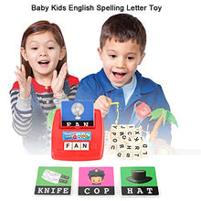 Load image into Gallery viewer, Alphabet Spelling Toy, Letter Spelling Toy Safe to Play Great Gift for Kids More Than 3 Years Old for Early Learning Educational
