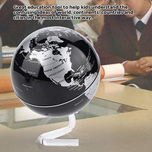 Load image into Gallery viewer, Yongfer Globe Desktop Globe Rotating World Globe Rotating Earth Globe World Globe with Stand-Desktop Rotating World Globe Earth Globe with Stand for Kids &amp; Adults(Silver)
