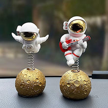 Load image into Gallery viewer, Ceramic Joe Astronaut Band Desktop Toys Home Office Car Decoration Creative Astronaut Dolls (Car Kit D)
