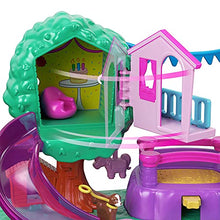 Load image into Gallery viewer, Polly Pocket Pollyville Playground Adventure Playset, Micro Polly Doll, Treehouse, Slide, Bouncy Castle, Jungle Gym, Ice Cream Cart, Peaches Figure &amp; More, Great Gift for Ages 4 Years Old &amp; Up
