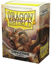 Load image into Gallery viewer, 2 Packs Dragon Shield Classic Tangerine Standard Size 100 ct Card Sleeves Individual Pack
