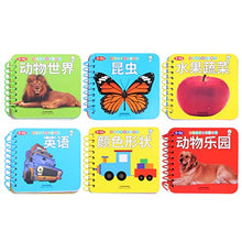 Load image into Gallery viewer, NUOBESTY 6pcs Early Educational Books Alphabet Flash Cards Animal Vegetable Fruit Learning Toys Vocabulary Toy for Kids Toddler Infants Babies
