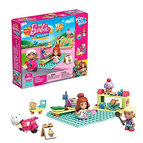 Mega Construx Barbie Bakery, Building Toys for Kids