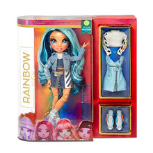 Load image into Gallery viewer, Rainbow High Rainbow Surprise Skyler Bradshaw - Blue Clothes Fashion Doll with 2 Complete Mix &amp; Match Outfits and Accessories, Toys for Kids 4 to 15 Years Old
