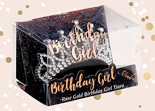 Alandra Birthdays BG Boxed Rose Gold Birthday Girl Tiara