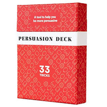Load image into Gallery viewer, Persuasion Deck by BestSelf ? Powerful Tool to Master Proven Persuasive Tricks and Use Them Confidently to Inspire Change, Co-Creation, and Collaboration ? 33 Persuasion Skill Cards
