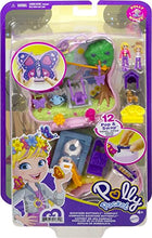 Load image into Gallery viewer, Polly Pocket Backyard Butterfly Compact, Outdoor Theme with Micro Polly Doll, Pollys Mom Doll 5 Reveals &amp; 13 Accessories, Pop &amp; Swap Feature, Great Gift for Ages 4 Years Old &amp; Up
