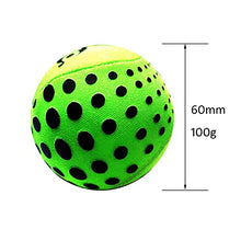 Load image into Gallery viewer, 2.36&quot; 60mm 3in1 Multi-Function Balls - Washable Juggling Ball for Beginners Set of 3 | Water Skimming Balls Bounce On Water - Pool Ball &amp; Beach Toys | Soft Bouncy Grip Training Ball Kit (Green Dot)

