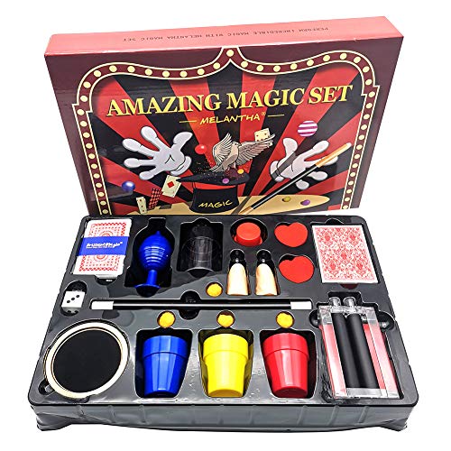 Melantha Magic Kit for Kids Science Toys for Children Magic Set Tricks for Boys, Girls and Adult Easy to Perform Show for Beginners.