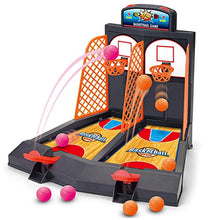 Load image into Gallery viewer, Basketball Shooting Game, YUYUGO 2-Player Desktop Table Basketball Games Classic Arcade Games Basketball Hoop Set, Fun Sports Toy for Adults-Help Reduce Stress
