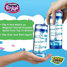 Load image into Gallery viewer, YoYa Toys Liquimo Spiral Liquid Motion Bubbler Timer for Kids - Bubble Drop Hourglass - Fidget Sensory Toys for Autistic Children Activity - Office Desk Top Accessories, Holiday Stocking Stuffers
