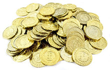 Load image into Gallery viewer, KINREX Plastic Gold Coins - Mega Novelty Pack - St. Patricks Coin - 400 Count - Great for Kids, Toddlers, Games, Teachers
