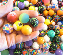 Load image into Gallery viewer, 15 Assorted Rubber Super HIGH Bounce Balls 27MM 1&quot; HI Bouncy Superball CAT Toy
