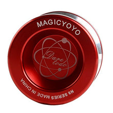 Load image into Gallery viewer, Magic YoYo N8 Unresponsive Yoyo Alloy Aluminum Yo Yo + 5 Strings + Glove+Yoyo Bag Gift (Red)
