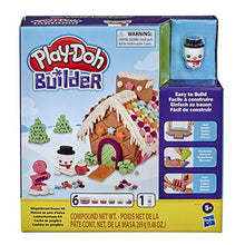 Load image into Gallery viewer, Play-Doh Builder Gingerbread House Toy Building Kit for Kids 5 Years and Up with 6 Non-Toxic Play-Doh Colors - Easy to Build DIY Craft Set (Amazon Exclusive)
