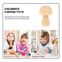 Load image into Gallery viewer, Amosfun 6PCS Wooden Doll Mushroom Children Kids Toy Mushroom Wooden Ornament Craft Birthday Party Supplies
