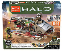 Load image into Gallery viewer, Mega Construx Halo Skiff Intercept vehicle Halo Infinite Construction Set with Spartan MK VII character figure, Building Toys for Kids

