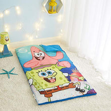 Load image into Gallery viewer, Nickelodeon Spongebob Squarepants Sling Bag and Cozy Lightweight Sleeping Bag, 46 L x 26 W, Ages 3+
