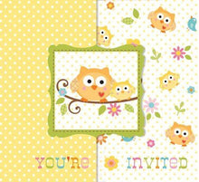 Load image into Gallery viewer, Happi Tree - 8 Invitations &amp; 8 Thank You Notes - Baby Shower - Birthday
