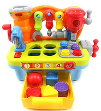 Load image into Gallery viewer, PowerTRC Little Engineer Multifunctional Musical Learning Tool Workbench for Kids
