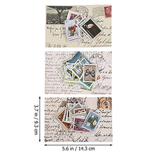 Load image into Gallery viewer, ARTIBETTER 6 Set Vintage Postage Stamp Stickers Set Retro Butterfly Sticker Decorative Flower Sticker Vintage Stamps Adhesive Sticker Envelope Seal for Diary Journal Antique Retro Art Craft
