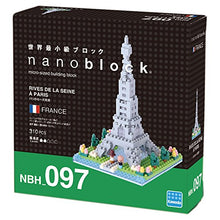 Load image into Gallery viewer, Nanoblock Banks of the Seine in Paris France Building Kit
