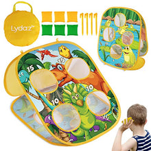 Load image into Gallery viewer, Lydaz Bean Bag Toss Game for Kids - Outdoor Toys Gift for Boys Girls Age 3 4 5 6 Years Old Birthday, Dinosaur Themes Toy for Toddlers, Cornhole Game Set for Outside, Indoor, Party, Backyard
