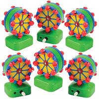 ArtCreativity Wind Up Ferris Wheel Toys, Set of 6, Wind Up Toys for Kids That Roll, Carnival Party Favors, Kids Goody Bag Fillers and Stocking Stuffers