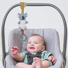 Load image into Gallery viewer, Itzy Ritzy Bitzy Bespoke Jingle Travel Toy for Stroller, Car Seat or Activity Gym; Features Jingle Sound, Hexagon Rings and Adjustable Attachment Loop, Koala
