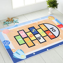 Load image into Gallery viewer, ARTIBETTER Children Carpet Kids Room Playing Floor Mat Cute Educational Game Carpet for Baby Room Kindergarten Decor, Game, Learn- Rocket
