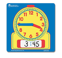 Learning Resources Write and Wipe Student Clocks, Set of 10