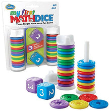 Load image into Gallery viewer, Think Fun - My First Math Dice - Fun Game That Teaches Math and Counting Skills to Kids Age 3 and Up
