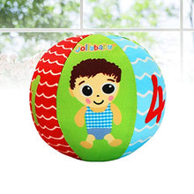 Load image into Gallery viewer, NUOBESTY Baby Soft Stuffed Ball Toy with Figures Hand Grasping Ball Math Educational Ball Toy with Bell Preschool Learining Toys for Toddler Infant Newborn Indoor Outdoor Play Gifts
