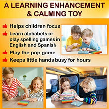 Load image into Gallery viewer, Educational Pop It Toddler Toys  Learning Toys for Toddlers 1-3, Sensory Toys, Speech Therapy Toys, Montessori Toys, Sensory Bin Fidget Toys, Toddler Toys Age 2-4, Pop It Game, Anxiety Relief, 2PC
