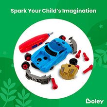 Load image into Gallery viewer, Boley Take Apart Racer - 22 Piece Kids and Toddler Take Apart Car - Toy Car Race Car Set for Boys and Girls Ages 3 and Up - Take Apart Toys for Children
