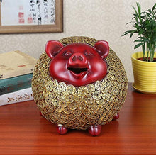 Load image into Gallery viewer, WFS Money Jar Coin Bank Boxes Piggy Bank Resin Desktop Ornament Decoration Money Bank Tank for Children Friends Birthday Gifts Money Pot (Color : B)

