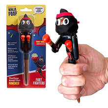 Load image into Gallery viewer, FARTING Poop Emoji NINJA Pen - PUNCHING ARMS - Christmas Stocking Stuffers Kids Love, Poop Toy for Kids, Christmas Toys 2022, Silly Gifts for Secret Santa, Funny Pens, Xmas Poop Toys, Poop Emoji Gifts
