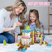 Load image into Gallery viewer, JUMEI Friends Set Building Blocks,Girls Building Toys Set,390 PCS Girls Block Set,Beach Friends House Set Building Set Toys,Friends House Building Set,STEM Toy,Friends Set for Girl 6-12 Years Old
