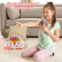 Load image into Gallery viewer, Kids Karaoke Machine with Microphone Portable Toddler Singing Karaoke Machine for Girls Boys Bluetooth Karaoke Speaker Toys for Christmas Holiday Birthday Gift
