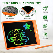Load image into Gallery viewer, Writing Tablet 10 Inch Drawing Pad, Colorful Screen Doodle Board for Kids, Girls Gifts Toys for 3 4 5 6 7 8 9 10 Year Old Girls and Boys (Orange)
