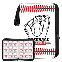 Load image into Gallery viewer, 720 Pockets with Trading Card Binder, 9-Pocket Baseball Card Sleeves Card Holder Album Protectors, Penny Sleeves for Trading Cards Fit for Sport, Game, Standard Cards Holder for Kids (Baseball)
