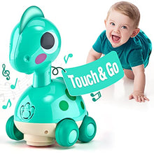 Load image into Gallery viewer, Baby Toys 6 to 12 Months Touch &amp; Go Musical Light Infant Toys, Baby Crawling Toys 6 Month Old Baby Toys 12-18 Months, Tummy Time Toys for 1 Year Old Boy Gifts Girl Toy, Baby Toddler Boy Toys Age 1-2
