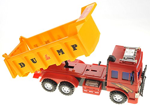 CHIMAERA Heavy Duty Classic Friction-Powered Dump Truck Kids Toys